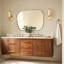Miroir de salle de bain Huldrik Cadre en acier inoxydable-608158779-618668852