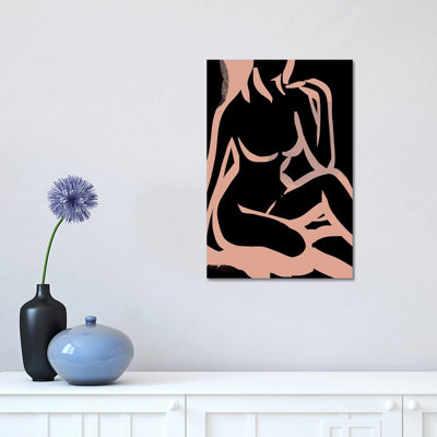 Nude II by Dan Hobday - Wrapped Canvas Painting