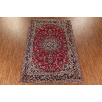 Antique Vegetable Dye Traditional Area Rug 8x12