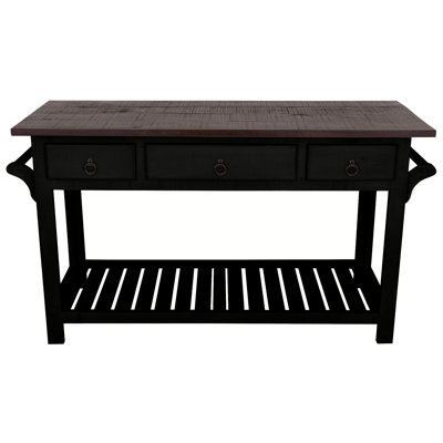Sirenna Solid Wood Kitchen Island