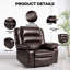 Fauteuil inclinable de massage en cuir