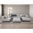Behadil 153" Wide Microfiber Modular Sofa & Chaise with Ottoman-249013250-249013251