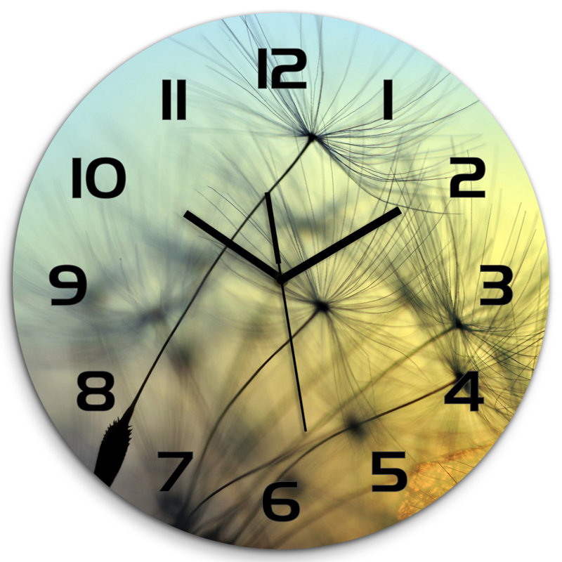 Jodey Glass Wall Clock