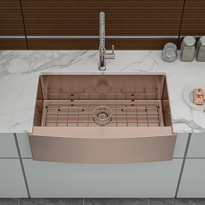 30'' L Single Bowl Stainless Steel Kitchen Sink