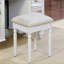 Ensemble de meuble-lavabo 1Pc avec tabouret à 3 tiroirs de rangement avec miroir