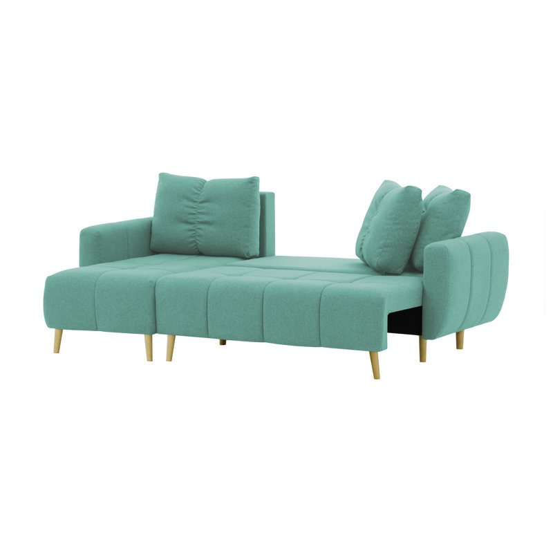 Hollaway 4 Seater Sofa Bed, Turquoise