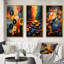 "Colours symphonique", 3 pièces sur toile-1471438278-1471438277