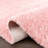 Libero Solid Shag Pink Area Rug-815606492