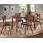 Kemmer Sumner Mid-Century Style 5-Piece Dining Set