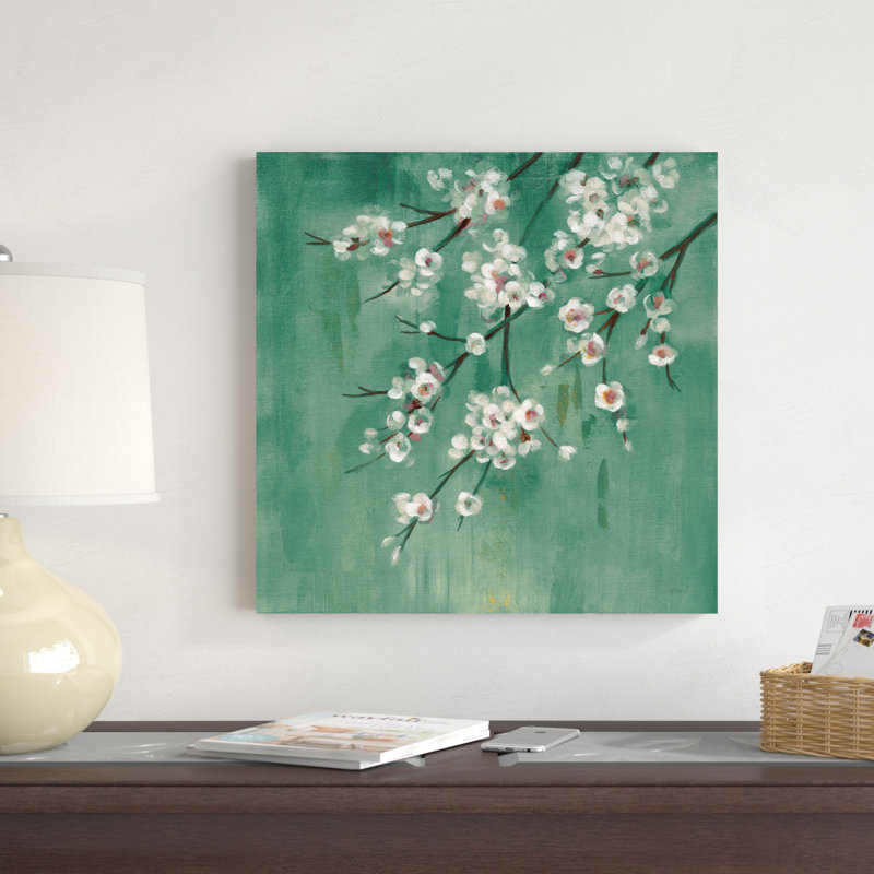 " Cherry Cloud I Jade ", 20" H x 20" W