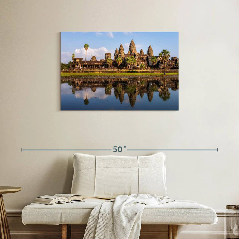 Adella Angkor Wat Reflection, 24" H x 36" W