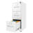 3 Drawer File Cabinet With Lock Metal Vertical File Cabinet Office Home, A4 Legal/Letter Size Narrow File Cabinet Locked,Assembly Required-1160144569