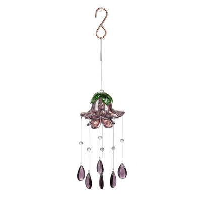 Glass Abstract Wind Chime