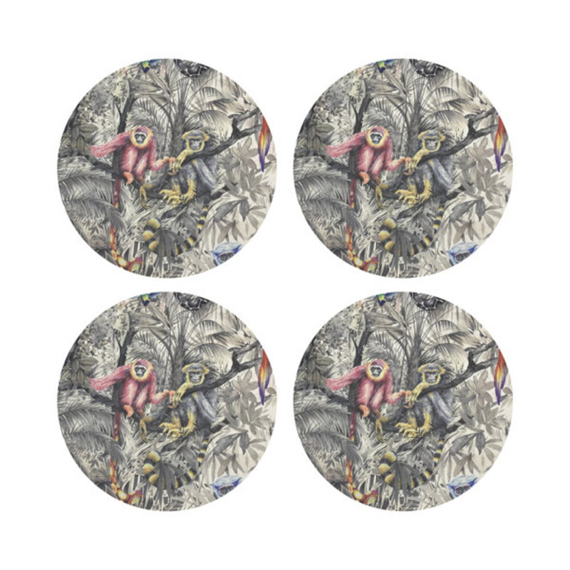 Arcadia Monkeys Pebble 16" Vinyl Placemat