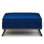 Repose-pieds de table basse avec rangement relevable et pieds en bois massif Owen