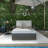 43.7" Wicker Reclining Outdoor Patio Daybed-1306237871