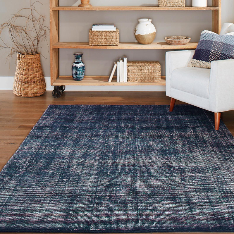 Liabah Wool Striped Indoor Rug, Rectangle 7'10" x 11'
