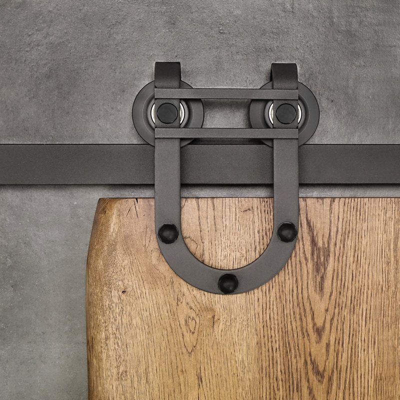 Lacoochee Single Door Barn Door Hardware Kit