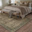 Tapis brun lavable avec envers antidérapant Ladonya-112454778