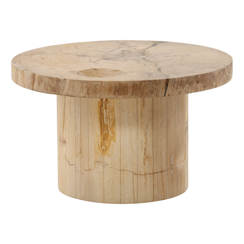 Brittany Coffee Table Natural, 15.5" H x 25.59" W x 25.7" D