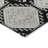 Machine Washable Indoor/Outdoor Christain ACN1443 Black Rug-109532972