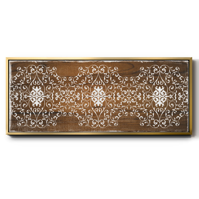 Boho Panel- Framed Canvas, 8" H x 20" W