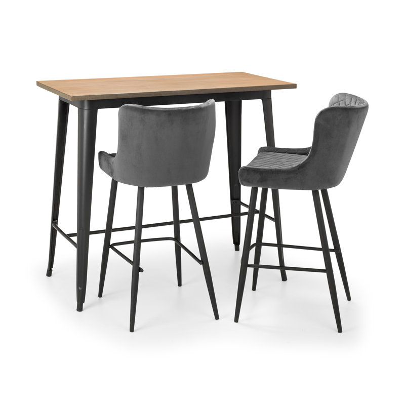 Ohlone 2 - Person Dining Set, Grey