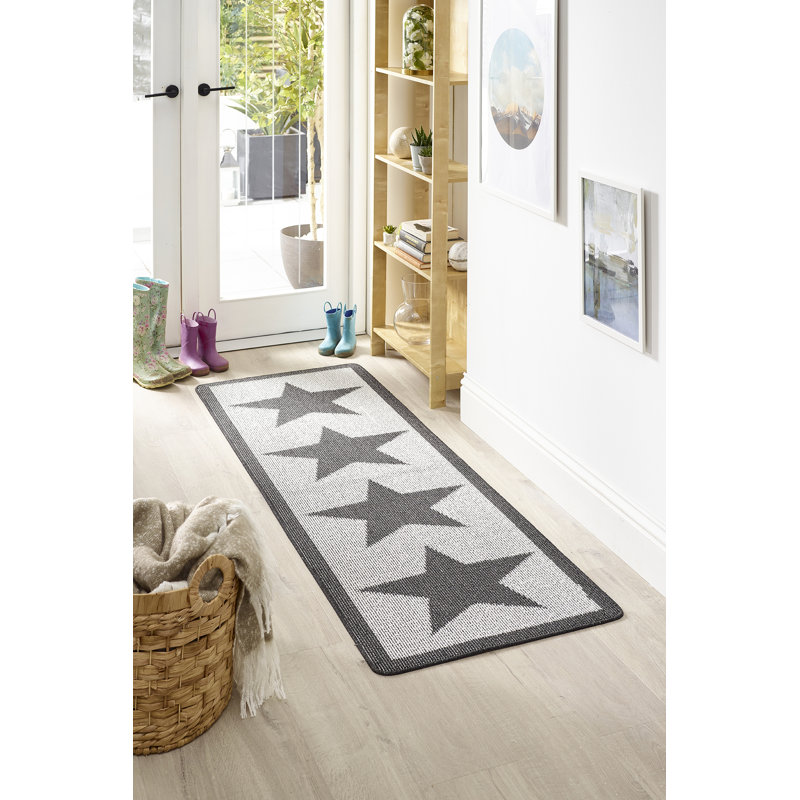 My Utility Star Kitchen Mat, Grey, Runner 67 x 200 cm