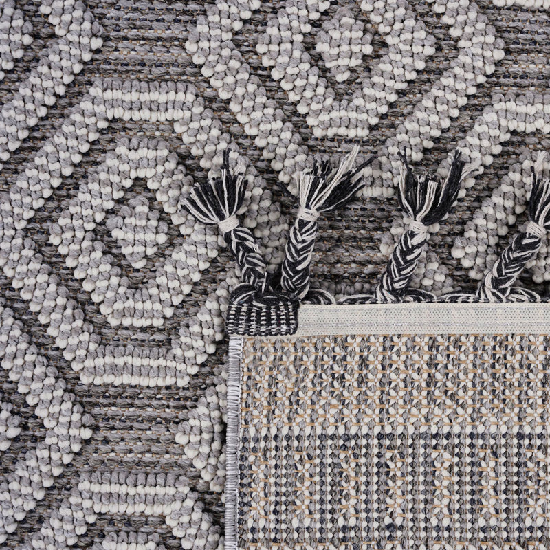 Collection Geometric Indoor/Outdoor Area Rug, Rectangle 5'3" x 7'6"