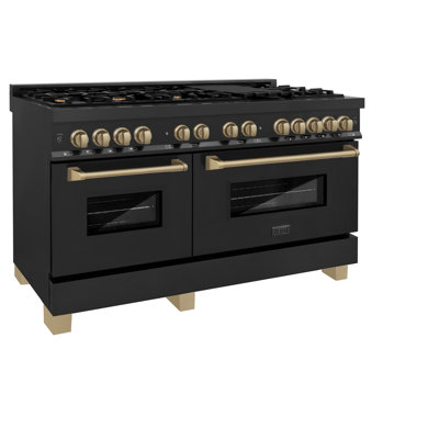 60"" 7.4 Cu. Ft. Freestanding Dual Fuel with Griddle -  ZLINE, RABZ-60-CB