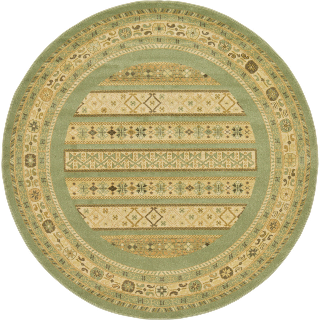 Jaeden Green/Beige Area Rug Langley Street® Rug 