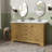 Linsay 60" Double Sink Bathroom Vanity Set with Engineered Stone Sink Top, Fully Assembled