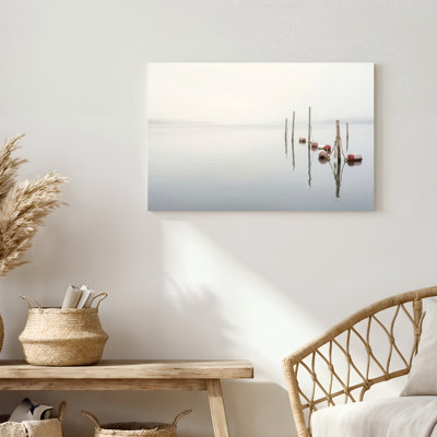 Art mural en toile Gallery Wrap pour le salon, la chambre à coucher, le bureau ou le vestibule - décoration murale décorative avec eau calme