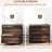 Brown File Cabinet With Lock, For Home Office. 2 Drawer Adjustable Hanging Bar Letter, A4, Legal. Stylish & Practical. 31.1" L X 15.7" W 28.3" H Office Area. Drawers, Letter/a4/legal.