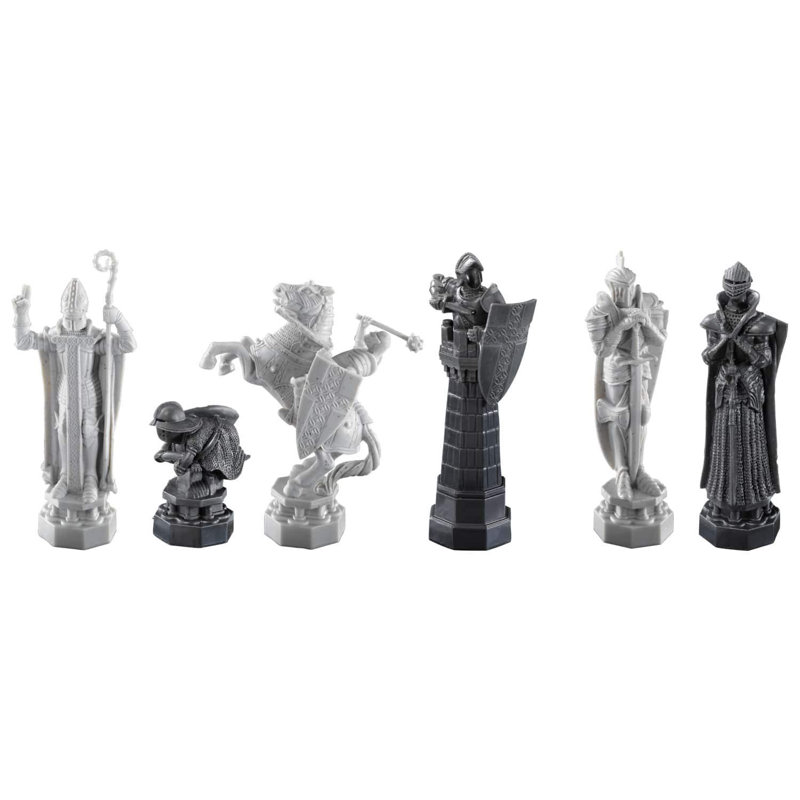 Harry Potter Wizard Chess Set with Black and White Square Board