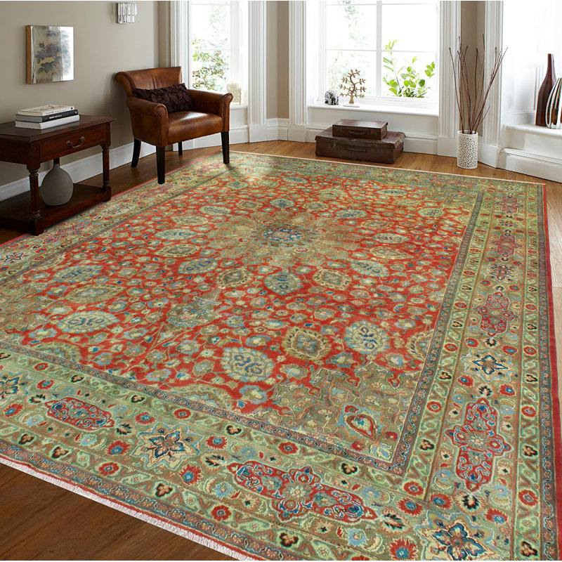 Khusbu Distressed Geraldin Rust Rug