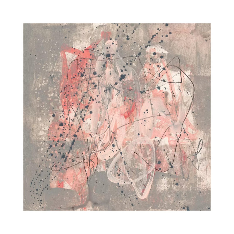 Blush Kinesis I 1 Piece Wrapped Canvas Painting, 45.72 cm H x 45.72 cm W x 3.175 cm D