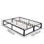 Metal 4Ft Platform Bed Black-69776053