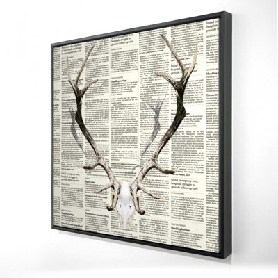 «Deer Horns On Journal»