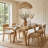 Cairo Solid Wood Extendable Dining Table-2020686515