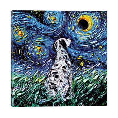 Dalmatian Night by Aja Trier - Painting on Canvas