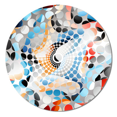 Monochrome Reflections - Concentric Circles Decorative Mirror