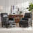 Similicuir gris anthracite est en rupture de stock