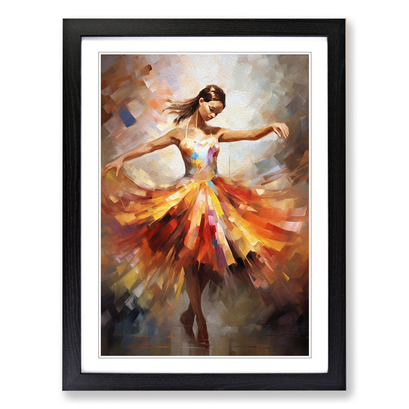 Single Picture Frame Print on Wood, Black Framed, 64cm H x 46cm W