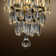 Abianna 3-Lights 12" Teardrop Glass Flush Mount Ceiling Light
