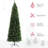 Esom 9ft Unlit Slim Artificial Christmas Tree with Realistic Branches