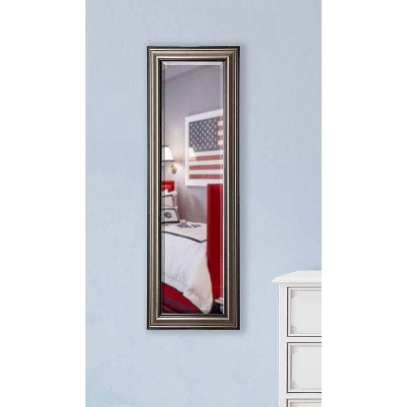 Wood Flat Mirror, 71" H x 30.5" W