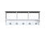 Portemanteaux mural blanc / anthracite Slatington