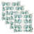 Sage/White Large Sea Shell