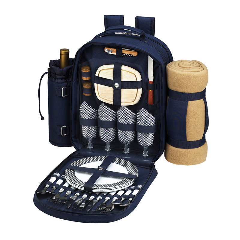 Picnic Backpack, Service for 4